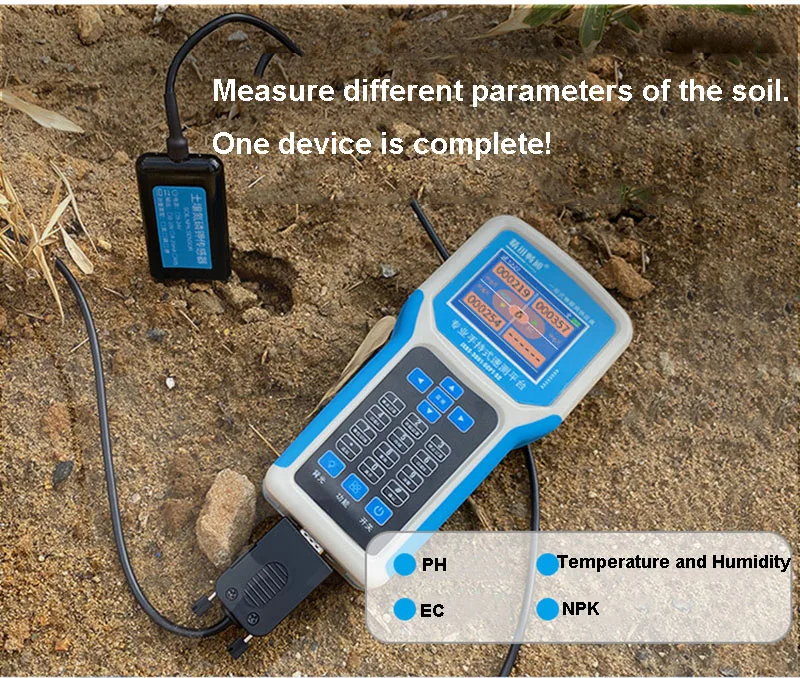 Soil Rapid Detector - Portable Fertility and Moisture Test