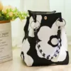 Black and white floral shadows