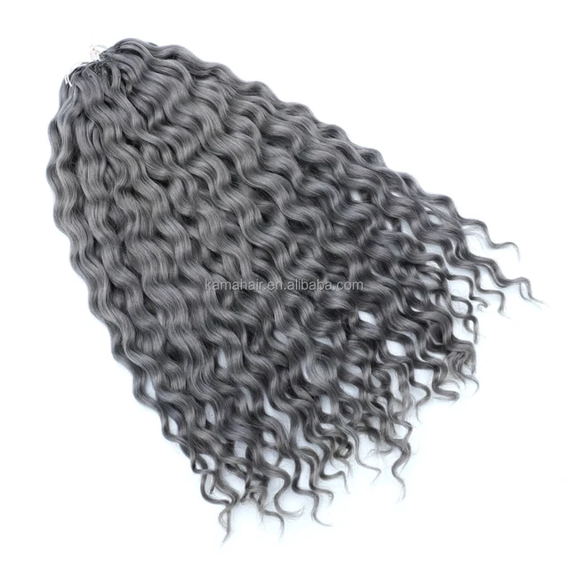 KAMA Customized Crochet Feather Tip Human Hair Extension Deep Curly Braiding Hair Bundles for Boho Braids or Braiding Hair