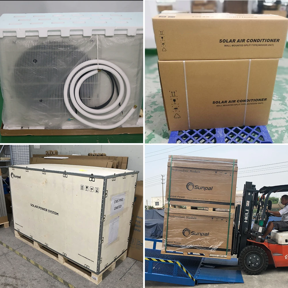 Mexico Wall Mount Split Solar Low Power Ac Air Conditioner Dc Inverter 2Hp 1.5 Ton 18000Btu for Factory