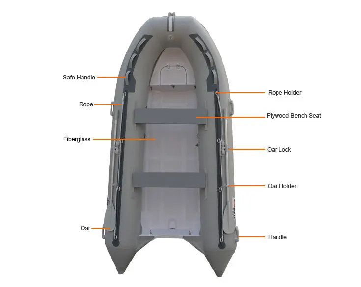 Rigid Inflatable Boat 360 Rib Boats Hypalon/PVC Inflatable Boat Easy to ...