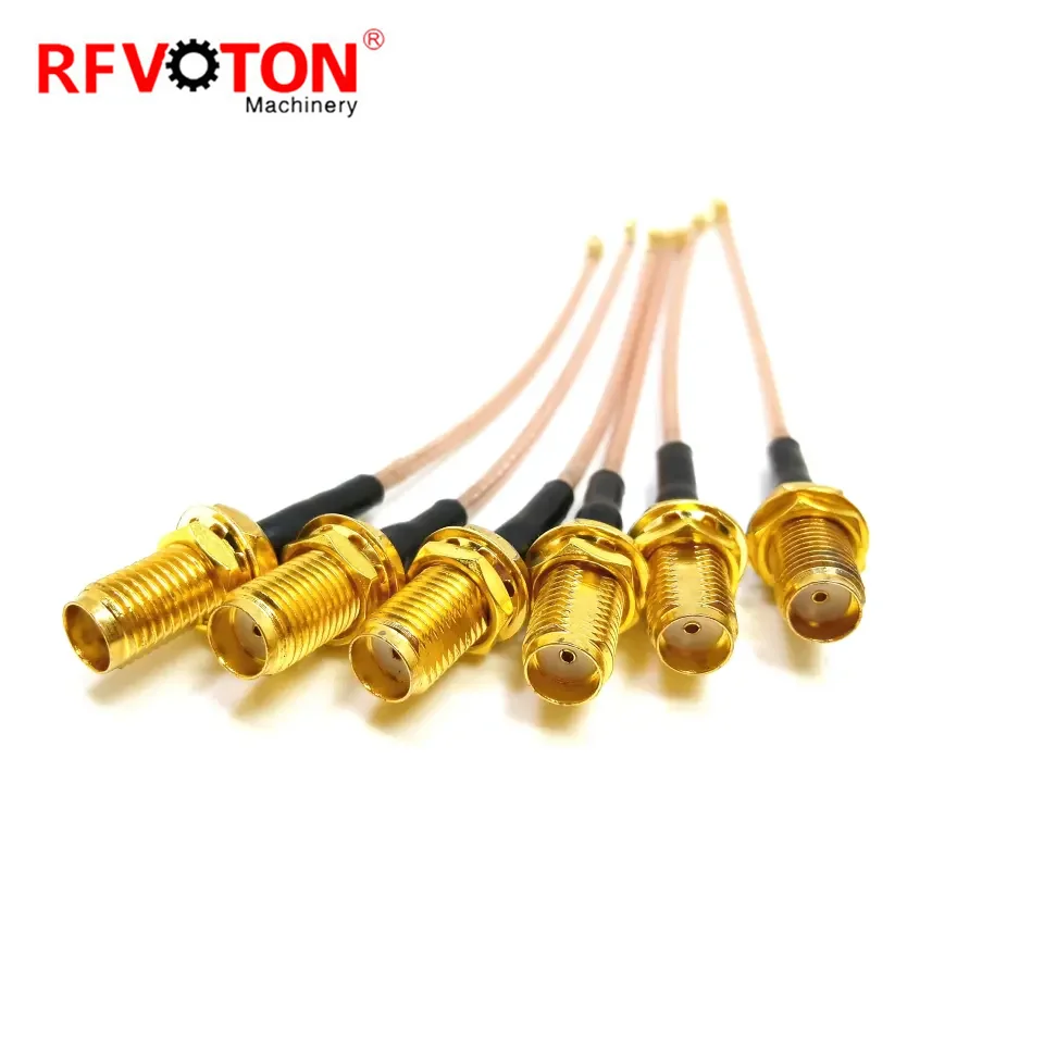 UFL to SMA M.2 NGFF U.FL to RP SMA SMA Female MHF GEN1/2/3/4L Pigtail Antenna WiFi Extension Cable for Wireless Routers