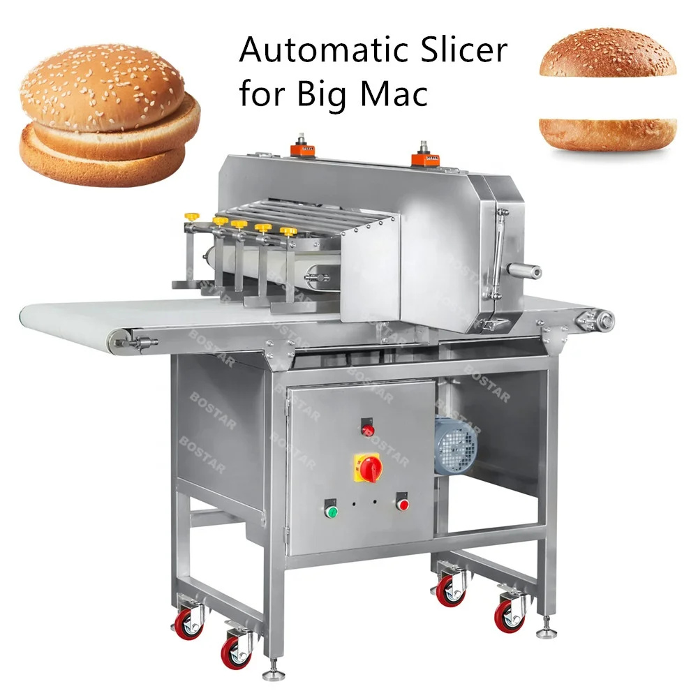 Automatic Horizontal Pillow Flow Bakery Bread Buns Rolls Group Burger Bread Hamburger Packaging Machine