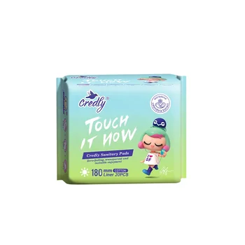 20Pcs 1Pack /48Packs 1Carton 180mm Size Disposable Daily Use Sanitary Napkins / Sanitary Pads / Women's Pads