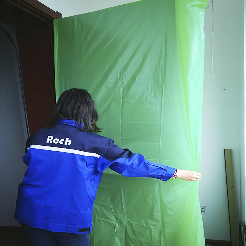 Пластиковая Пылезащитная дверная