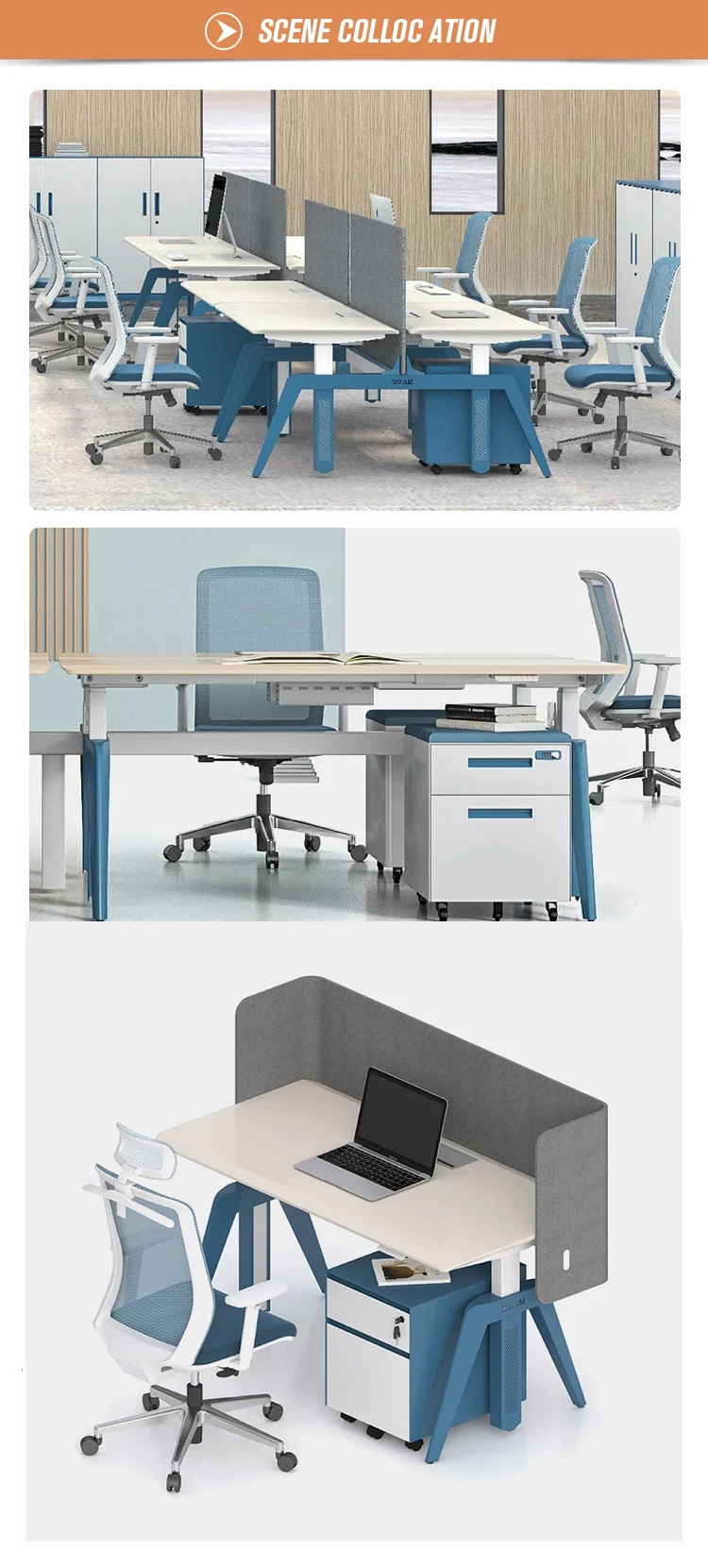 Height Adjustable Automatic up Down Pneumatic Standing Desk Lifting ...