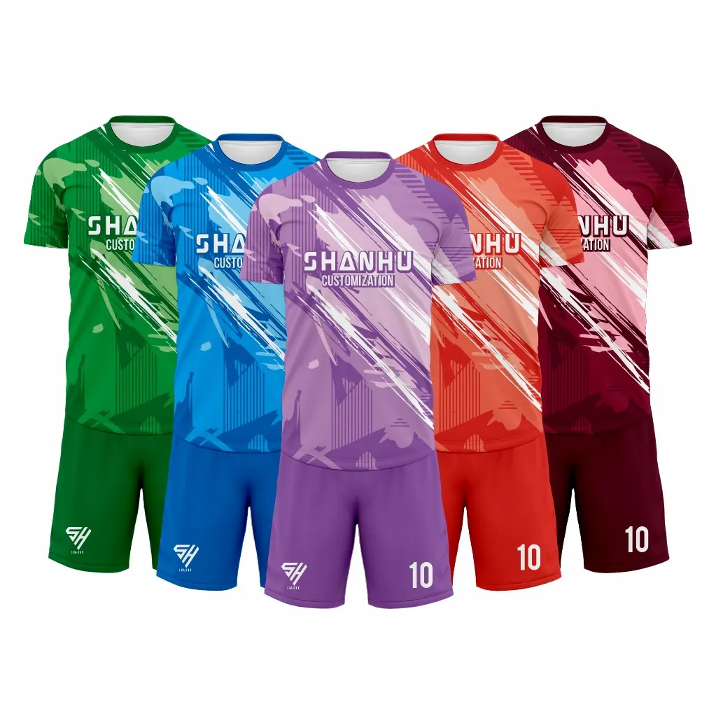 OEM Custom Football  Kit Sublimated Football Uniforms Soccer Retro Wear Cape Verde Soccer Jersey Men Sports Team Football Jersey
