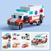 8732-8 (6-in-1 ambulance) 122 particles [color bag]
