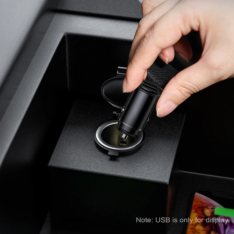 Modern Design DC12V Car Cigarette Lighter Socket 12-24V Waterproof Power Plug Outlet