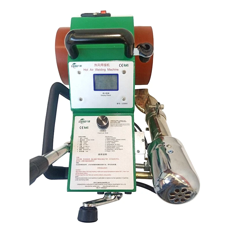 Tina LC3000C Automatic Heat Sealing Machine for Large Format Banner Overlap Welding Hemming Eyelet Punching