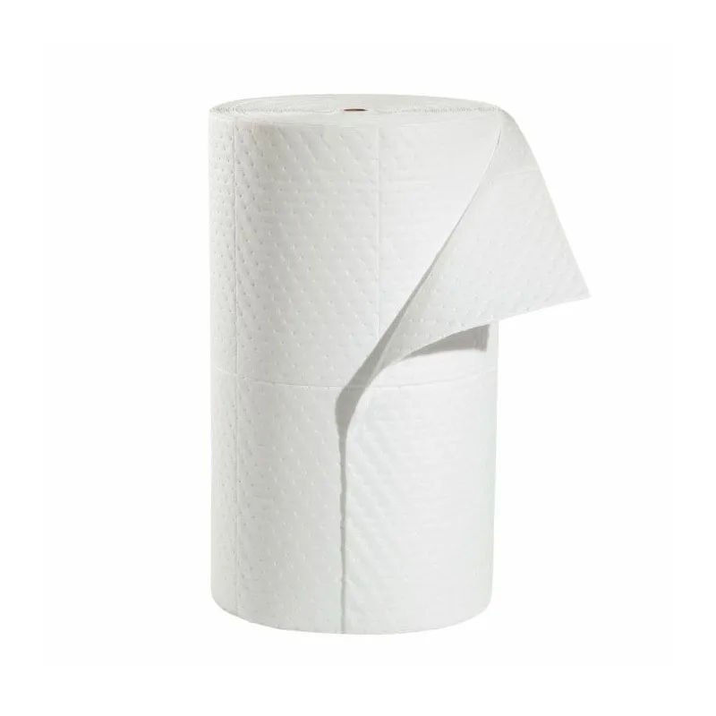 40x50 Универсальный Hazmat высоковпитывающий 100% полипропиленовый масляный абсорбирующий рулон для контроля утечки