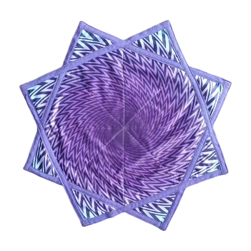 Original Design Flow Star 18-26"double-side Print Spin Dapo Star Handkerchief Flyper Trippy for Fun