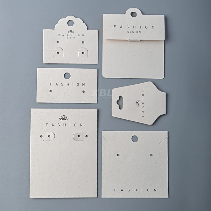 Custom Logo Jewelry Earring Cards Sustainable Stylish