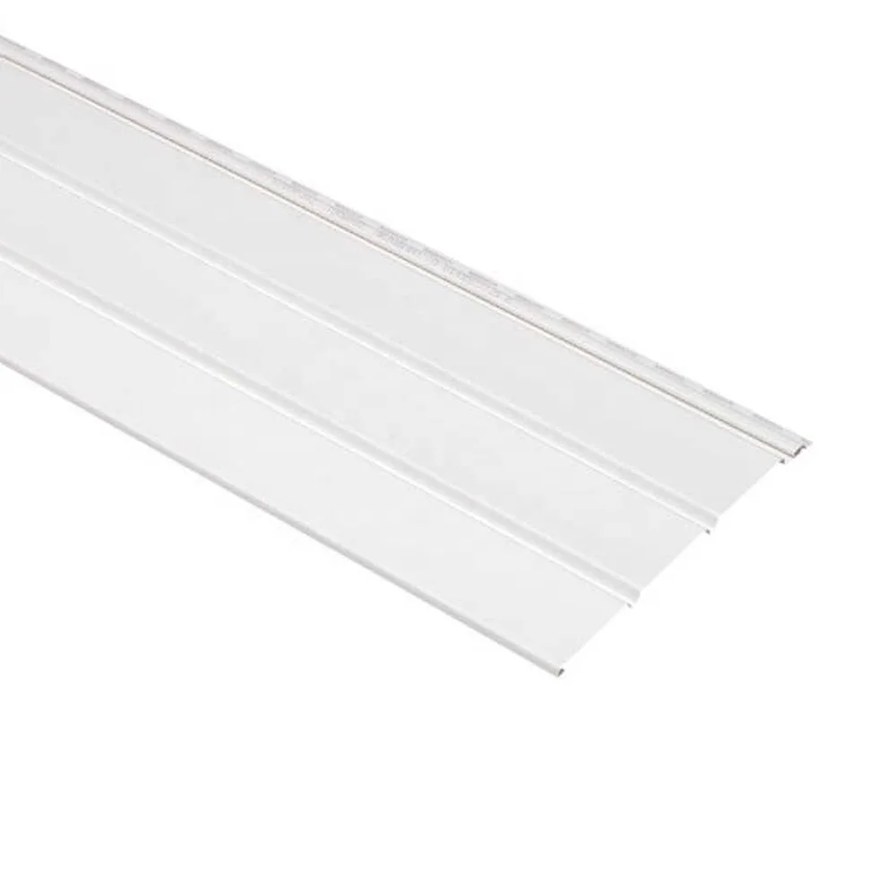 Fentech Modern Full-Color PVC Vinyl Vented Soffit Waterproof Soundproof Strip Ceiling Tile for Apartment Fireproof Material