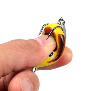 Thunder Modified Frog Lure 4cm 5.5g Floating Long Cast Topwater Snakehead Bass Bait – Popper – view 2