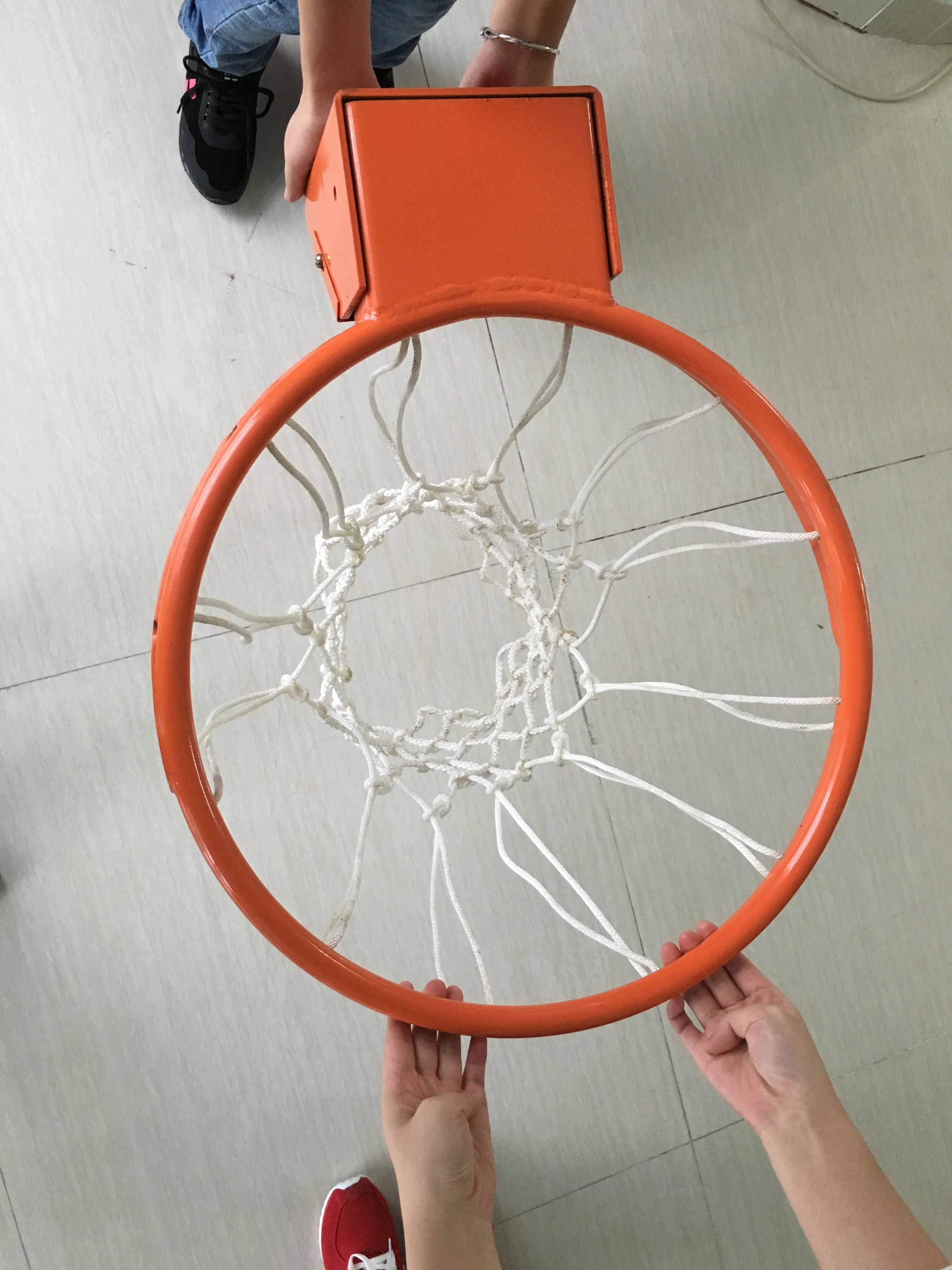 Cheap Price Basketball Hoop Net Portable Basketball Rim Net Sports Training Clipped Basketball Net