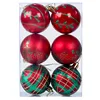 Painted 6cm6pcs (3 red styles)