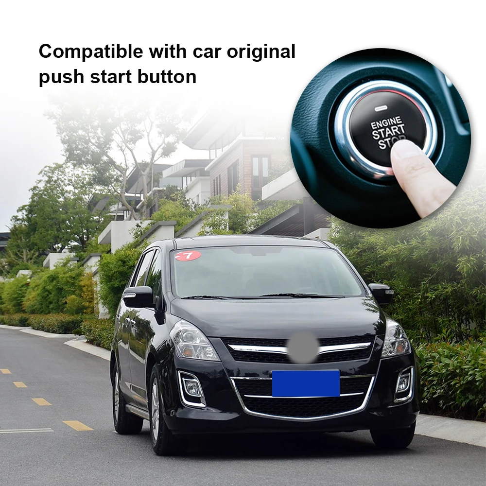OVI CANBUS Car Alarm Plug and Play Remote Start Stop System Fit for Mazda 8 PKE Keyless Entry