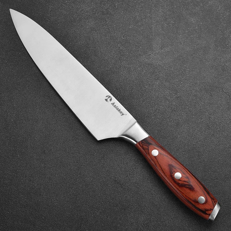 High-end Restaurants 5 Pieces Chef's Knives Sets 8 Inch Wooden Block Ernesto Kitchen Knife Set