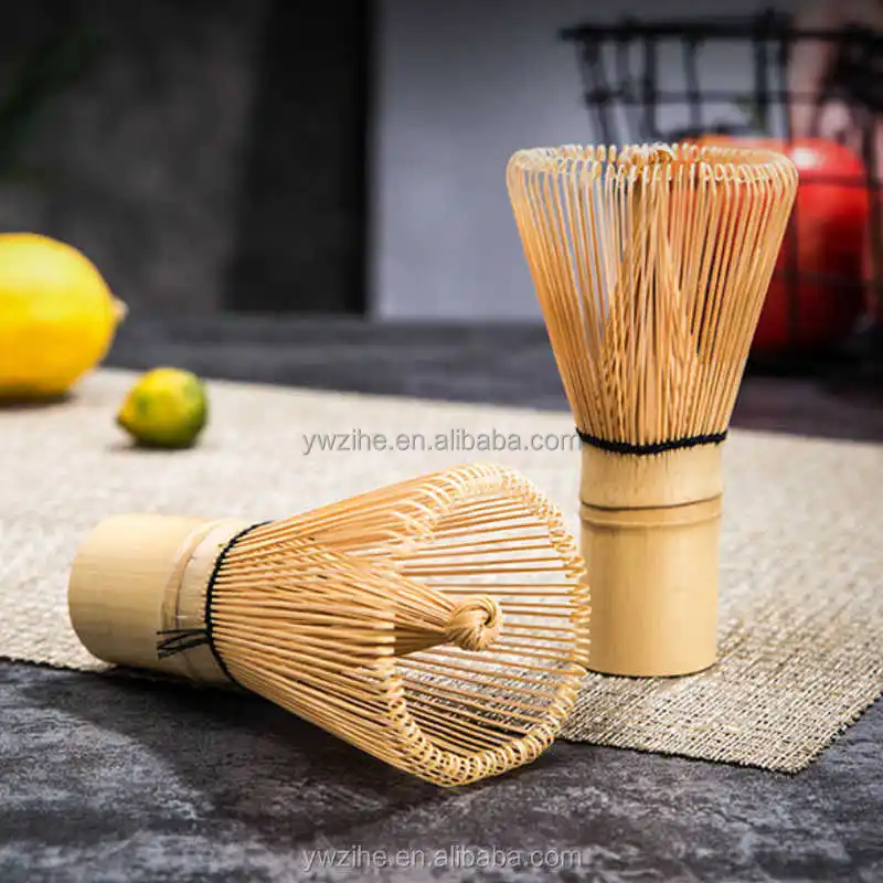 Matcha Green Tea Powder Whisk Natural Bamboo Brush Chasen Japanese Tool  Durable