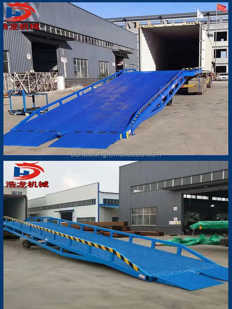 Mobile Hydraulic Container Loading And Unloading Bridge Container ...