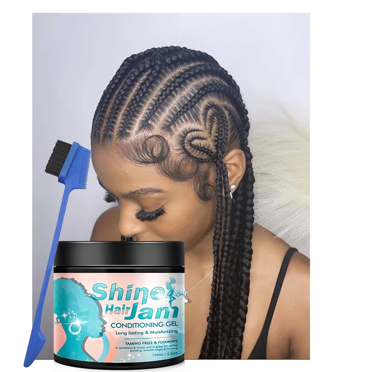 Alcohol-free Shine Hair Styling Jam Cheap Natural African Hair Gel For  Black Women - Buy Styling African Hair Gel,Hair Jam Styling Gel,Cheap Hair  Gel Product on 