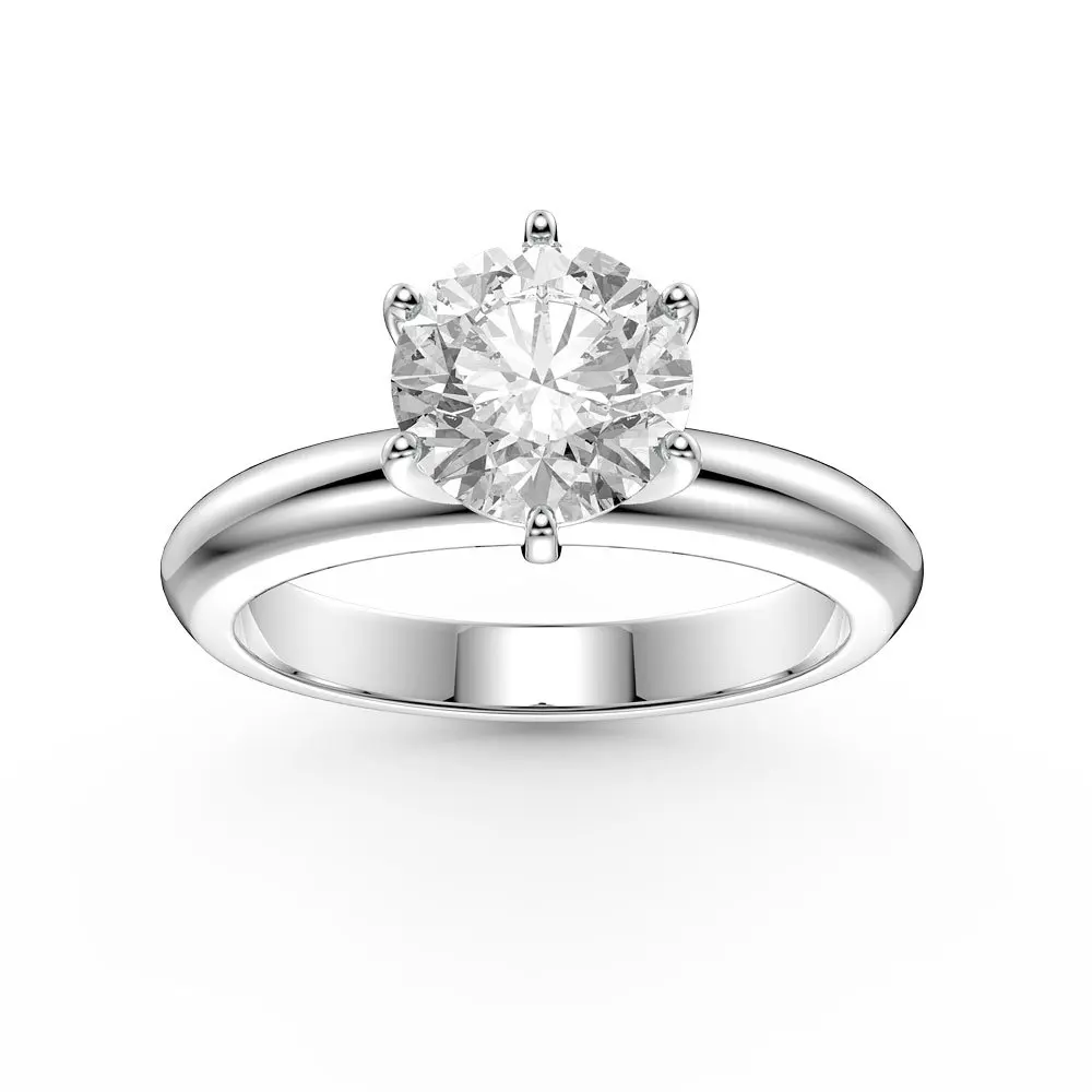 Бриллиантовое кольцо 1 карат