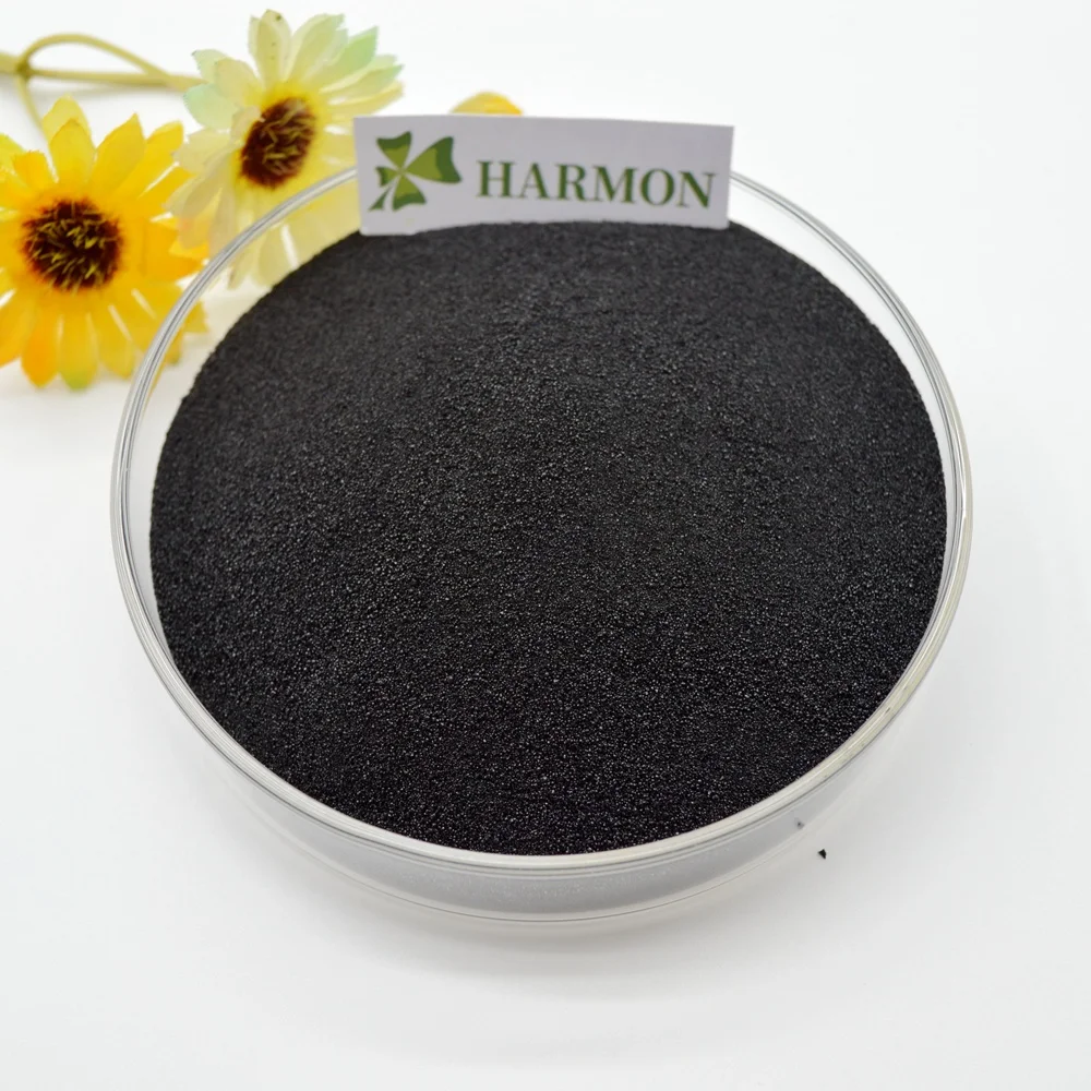 Высокое качество конкурентоспособная цена блестящий гранулированный супер ГУМАТ гуминовый калий 100% водорастворимый Cas