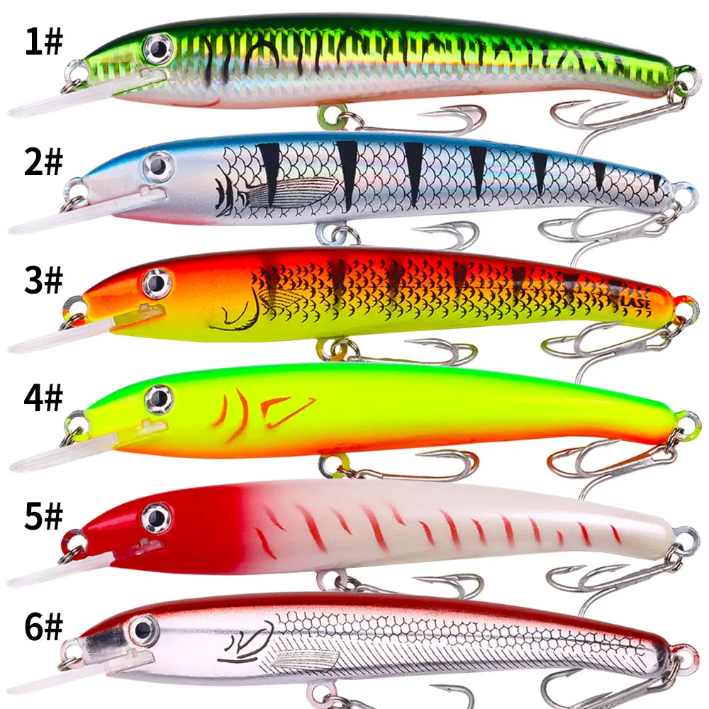 28,8G/43,8G Grohandel Knstliche Kder Harte Plastik-Grokder Minnow  Schwimmkder Wobbler fr Barsch und Hecht