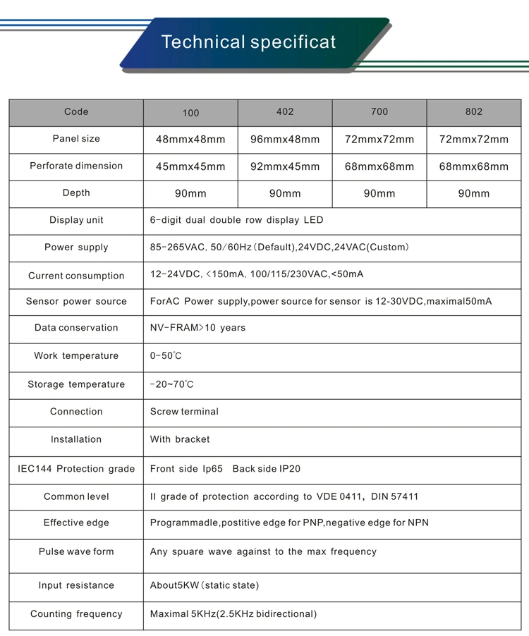 CMF100 LCD Display Counter Digital High Quality Mechanical Mini Cheap Price Finger Counter