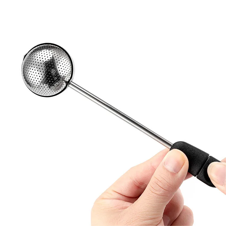 Новый продукт 304 из нержавеющей стали заварочный шарик с вращательной ручкой