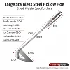 Large Stainless Steel Hollow Hoe