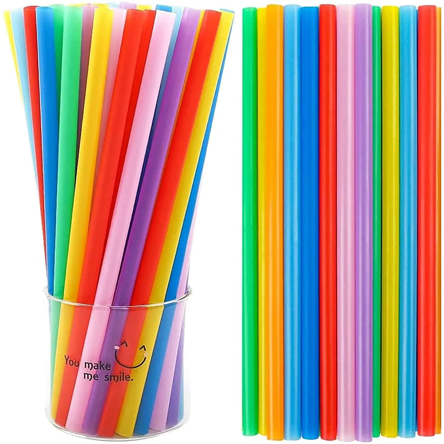 Custom logo eco friendly multicolor reusable straws collapsible silicone drinking straight straw