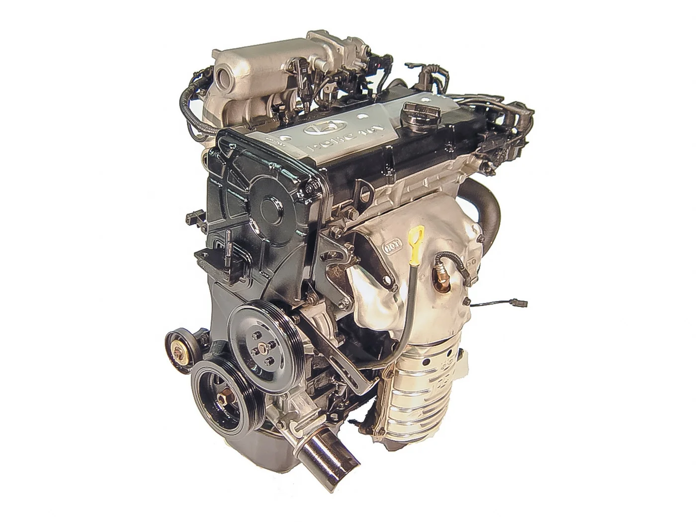 Купить двигатель 5л. Мотор акцент 1.6. Двигатель Hyundai Accent 1.6. Мотор акцент 1.5 16 клапанов. Мотор Хендай акцент 1.6.