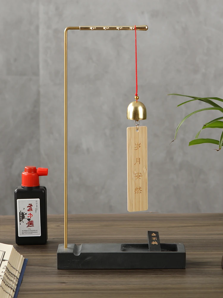 Латунный держатель для кистей каллиграфии с 8 иглами и чернилами