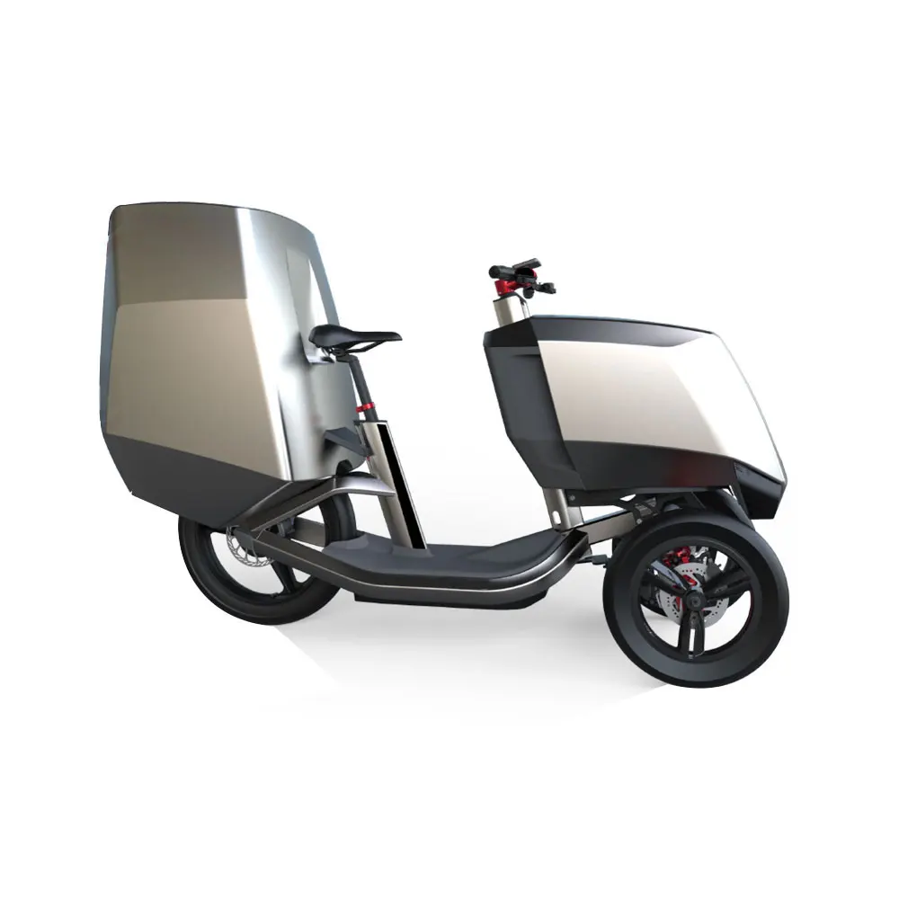 Electric Bike Cargo Bicycle Cargo Trikes Cabine 48v 1000w Double