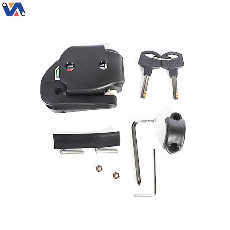 product new image wholesale alarm disc lockstorage holder for bicycle parts bicycle lock with key bicycle accessories cycle accessories-6