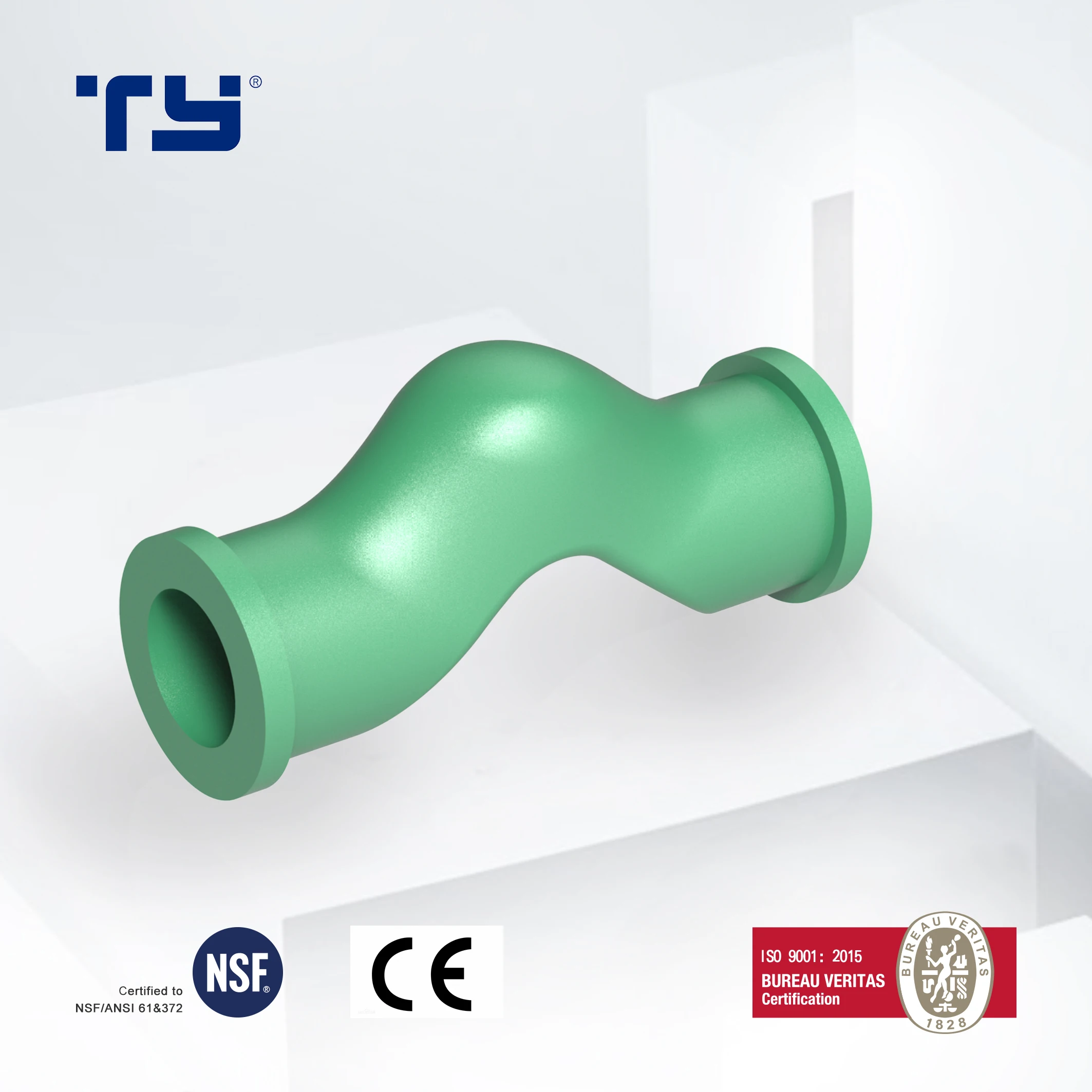 TY ECO-friendly Green Bridge Bend Fittings PPR 20-32 mm Bypass Bend Pipe  Fittings PPR OVER BEND| Alibaba.com