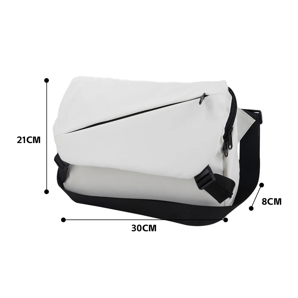 Custom Durable Premium Large-Capacity Men's Fashion Waterproof Lightweight Anti-theft Buckle Messenger Bag for Outdoor Sports