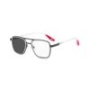 C5 Gunmetal Transparency Frame White Turn Gray