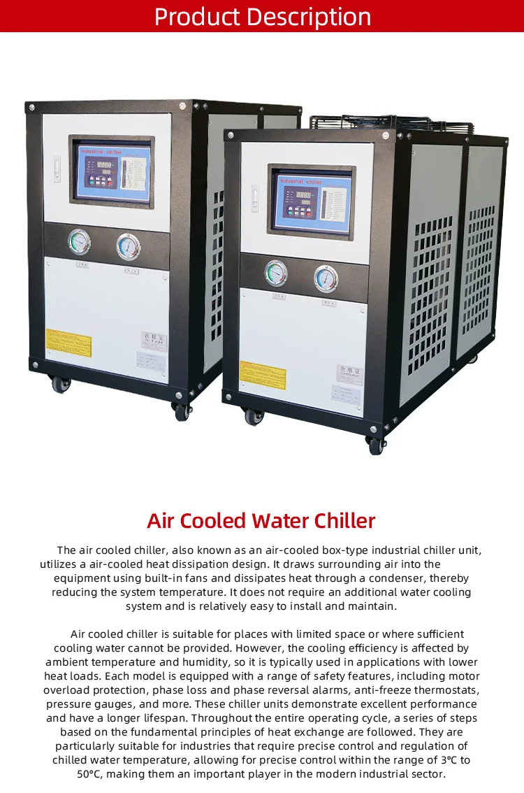 5hp Water Chiller Chilling System Industry Water Cooled Chiller For ...