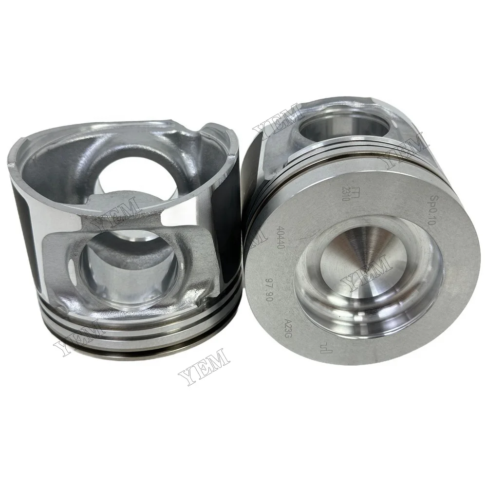 Piston Compatible for Volvo D6E Engine Parts Replaces 3