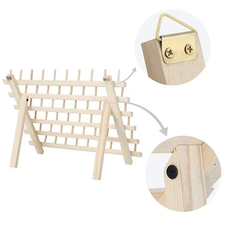 Factory Customized Cheap Display Hair Organizer Rack Hair Thread