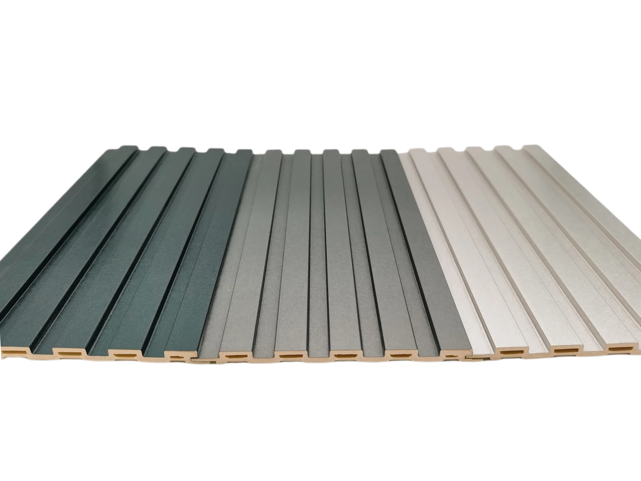 product modern green metal 305m wpc color panel scanalato pvc paneles de decoracion para pared interior wall ceiling for living room-6
