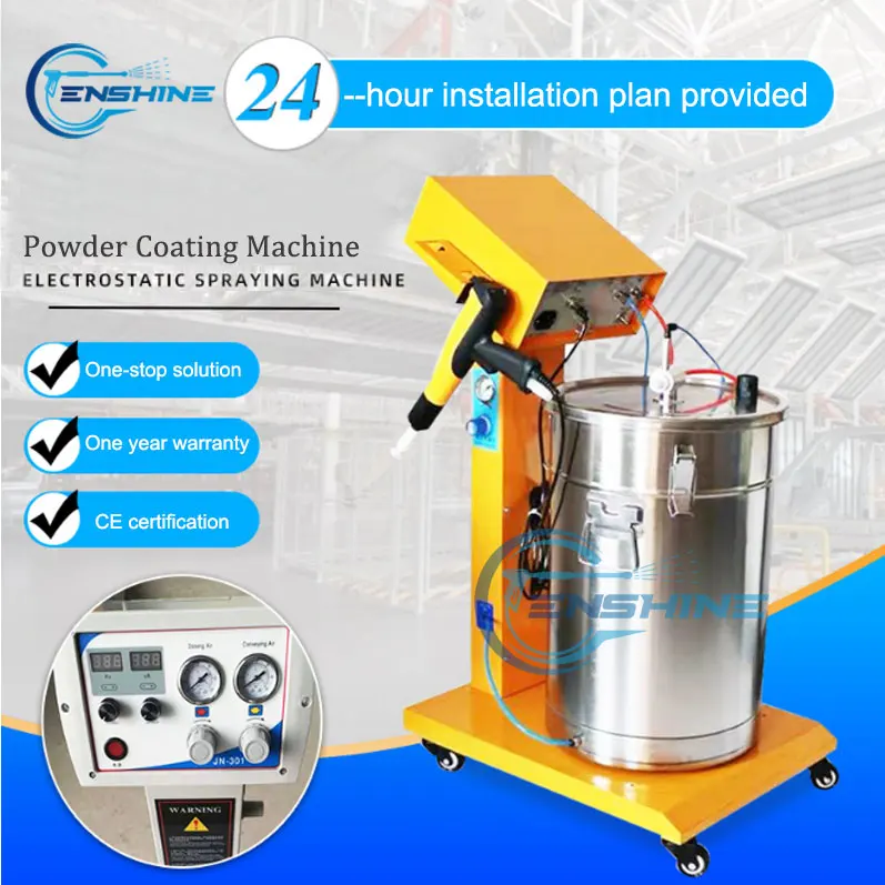 Manual Electrostatic Powder Spray Gun System Powder Coating Equipment ...