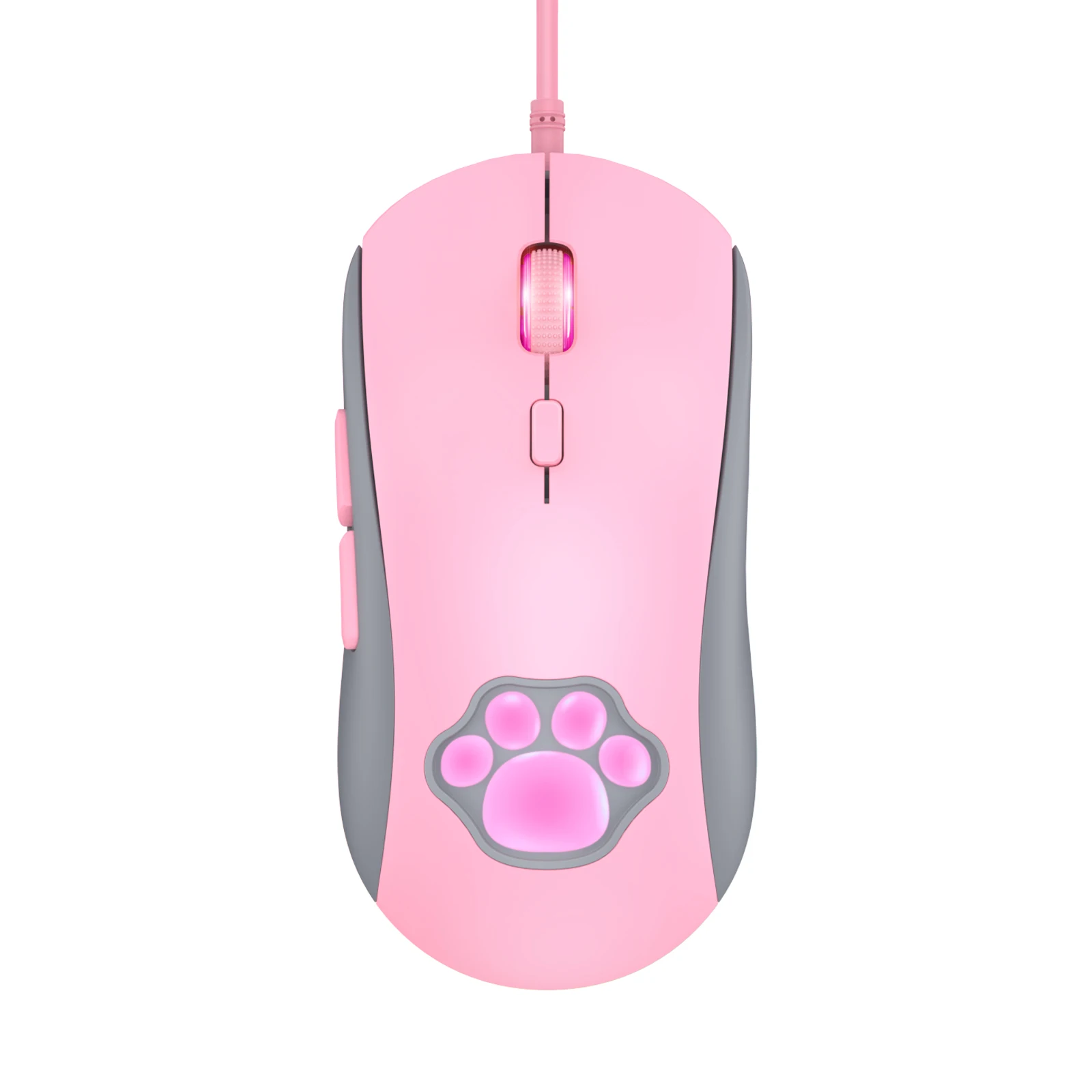 Onikuma CW918 RGB Cat Paw Wired Gaming Mouse 7200DPI