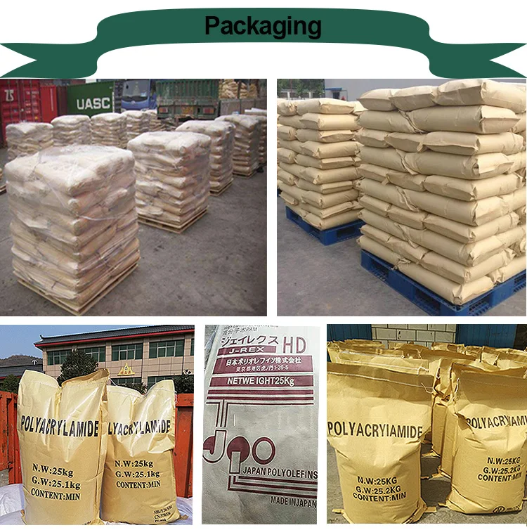 China Factory Price 35 Molecular Weight Polyacrylamide PAM Flocculants Partially Hydrolyzed Polyacrylamide Powder Flocculants