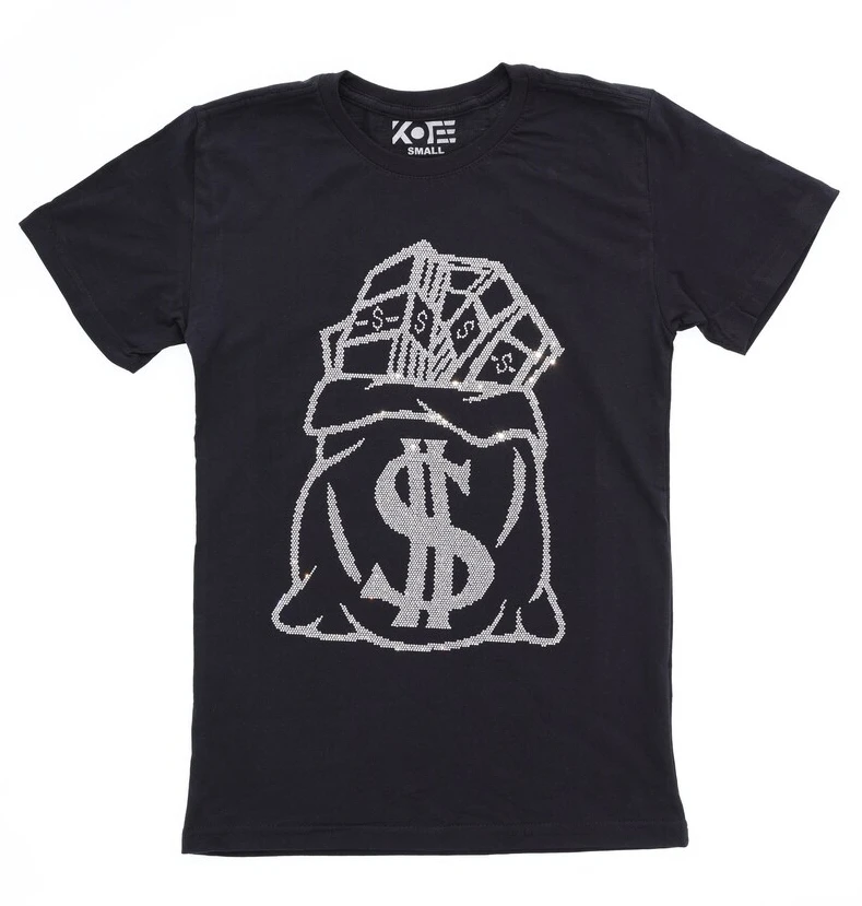 New arrival tshirt hoodie bag diy ready design rhinestone paris tower rhinestone hotfix transfer