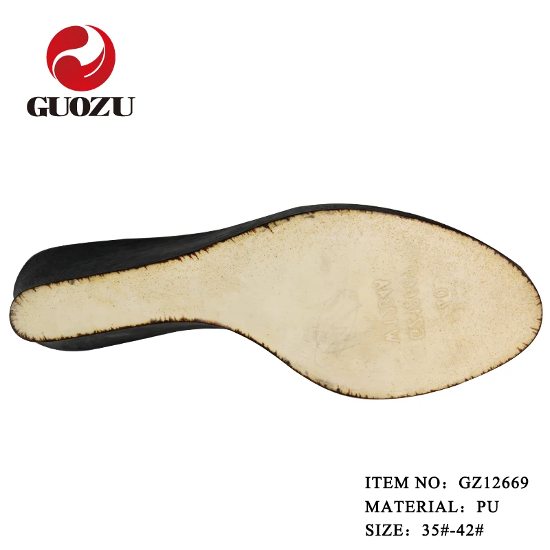 Обувь из ПУ кожи на танкетке для изготовления женских сандалий