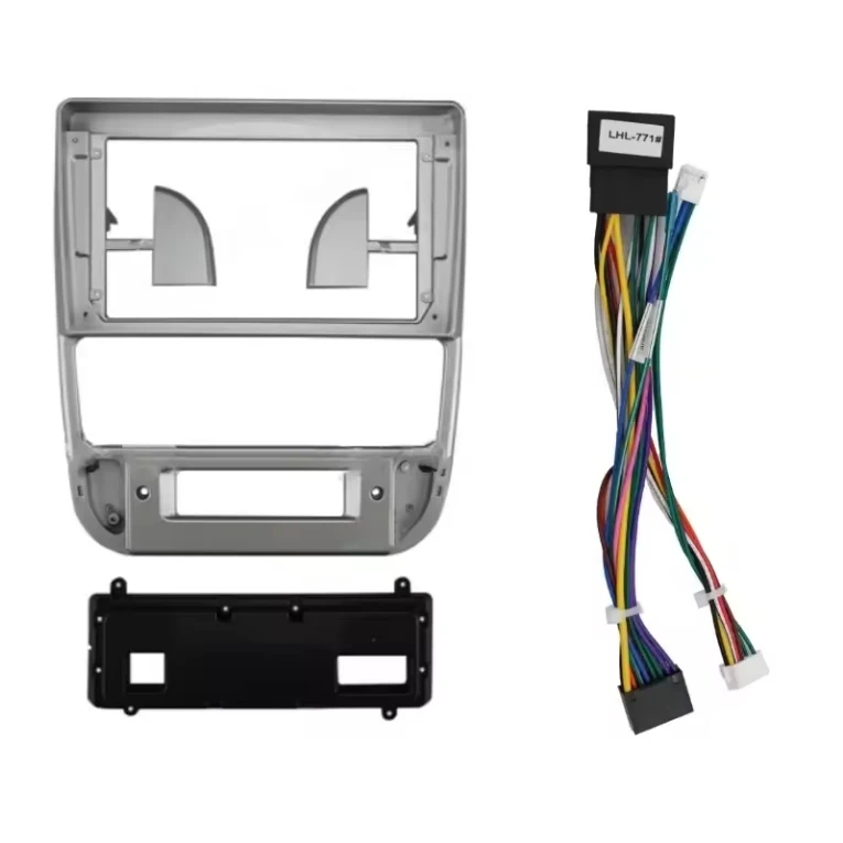 Marco De Montaje Estéreo 1DIN Para Citroën C5 2004-2008 Y Peugeot 407 2004-2010 | Panel De Repuesto, Aspecto OEM, Negro